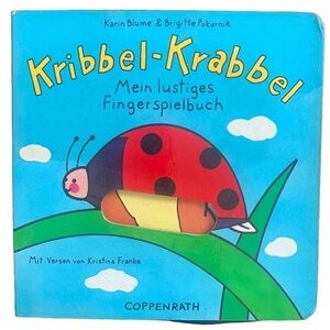 Kribbel Krabbel Colorful Ladybug Finger Play Children’s Book Coppenwrath